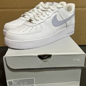 NIKE AIR FORCE 1 PREMIUM WHITE-OXYGEN GHOST MEN US SIZE 13 BRAND NEW IN BOX